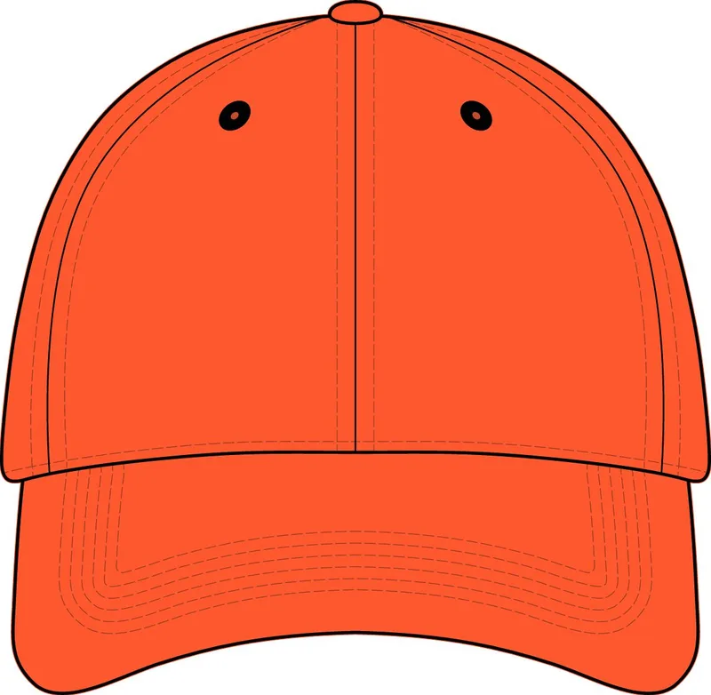 Enhanced Visibility Cap with Camo Brim in Orange Blaze/ Mossy Oak New Break-Up