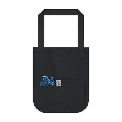 Organic Canvas Tote Bag in Black