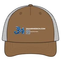 Five-Panel Adjustable Cap — Copper Slub/ Black · One size