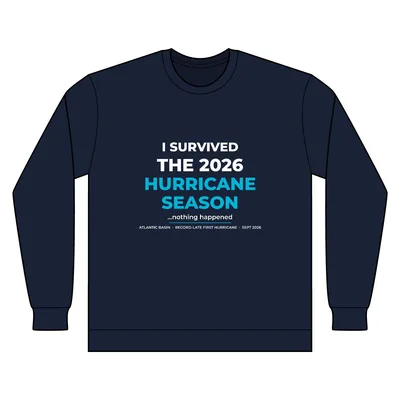 Unisex USA-Made Long Sleeve T-Shirt in Navy