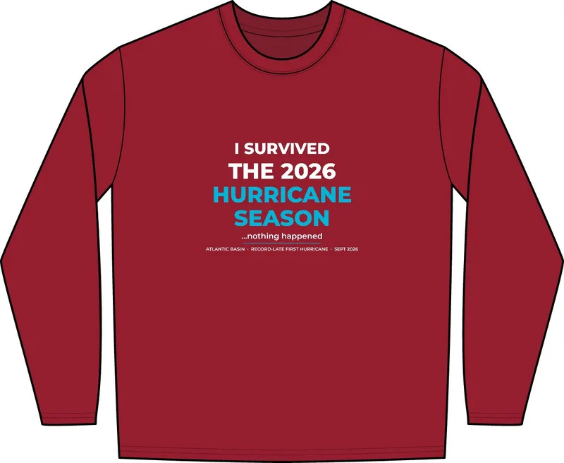 Unisex Long Sleeve Performance T-Shirt in Deep Red