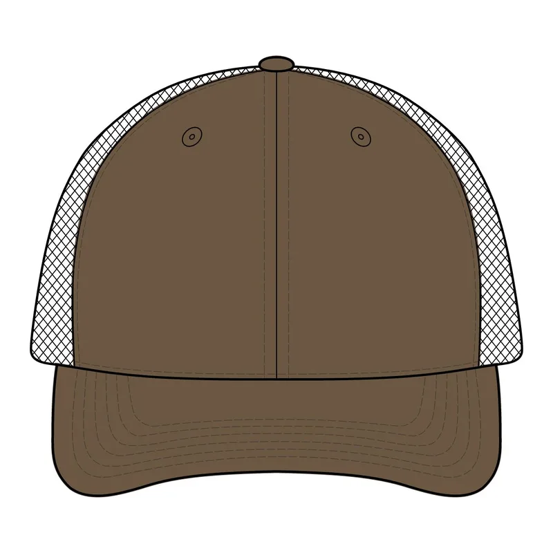 Licensed Camo Mesh Back Cap in Realtree AP/ Tan