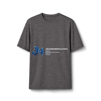 PosiCharge Electric Heather Tee in Black Electric