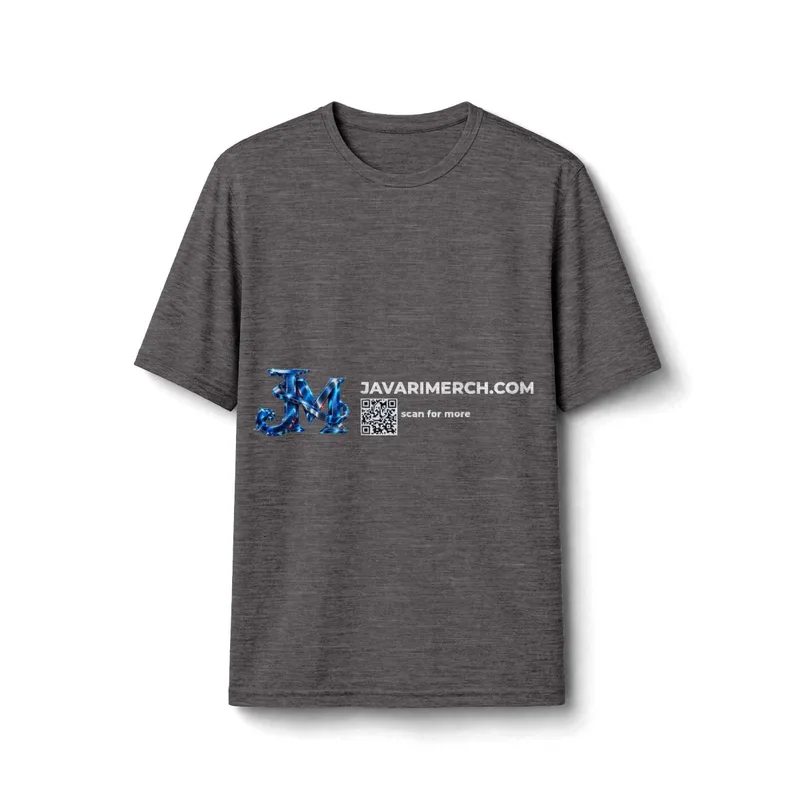 PosiCharge Electric Heather Tee in Black Electric