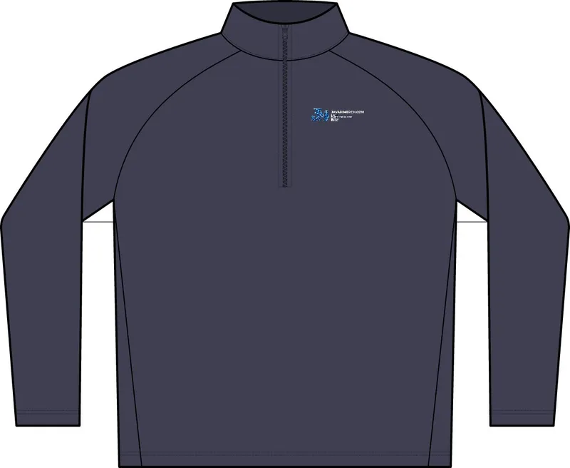 C-FREE Cypress 1/4-Zip in True Navy