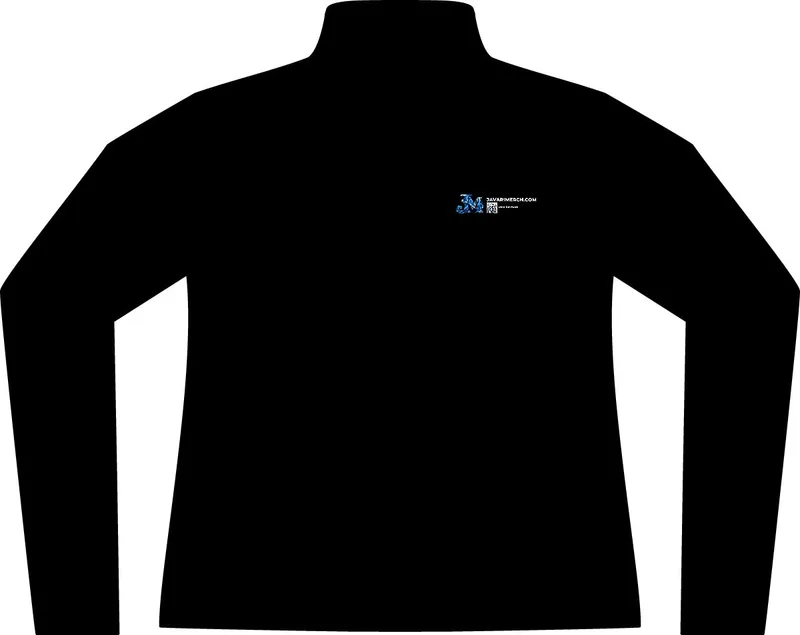 Women’s Full-Zip Practice Jacket in Black