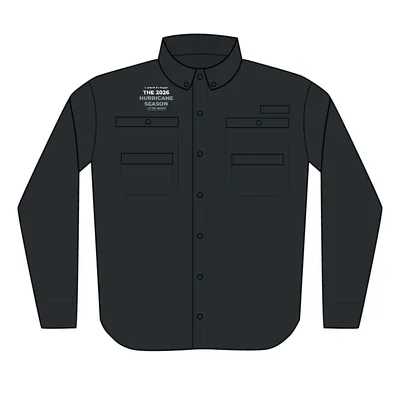 Men's PFG Tamiami™ II Shirt (Embroidery) in Black