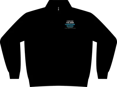 Men's Premium Heavyweight Quarter-Zip Sweatshirt in Black