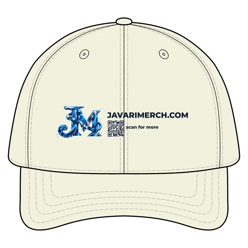 5-Panel Relaxed Gramps in Cream/ Cream/ Navy