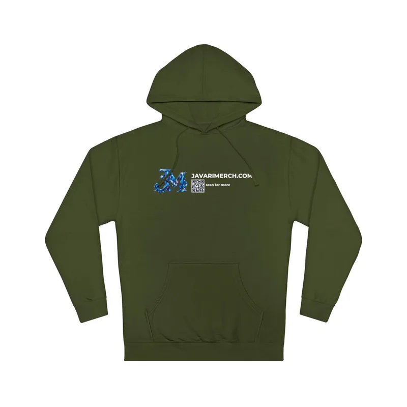 Unisex Hooded Sweatshirt in Army