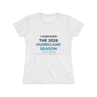 Women's Triblend Tee in Tri-Blend Heather White