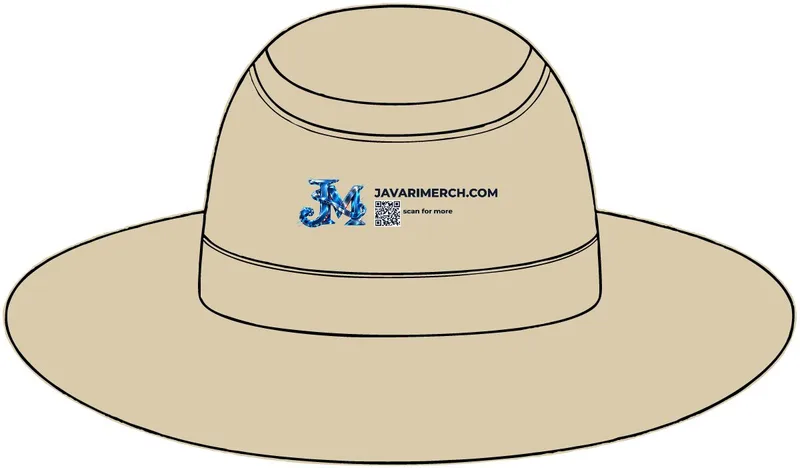 Outdoor Ventilated Wide Brim Hat in Stone