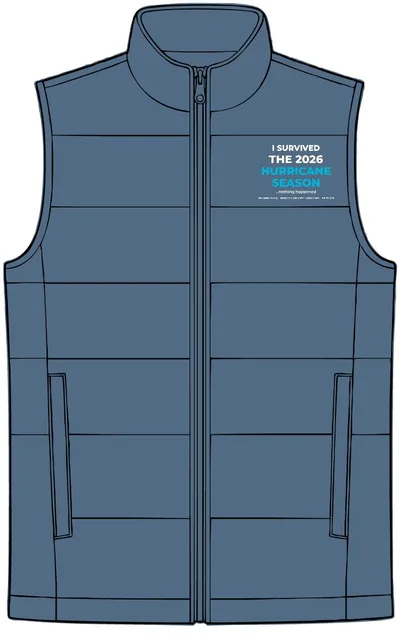 Puffer Vest in Dusk Blue