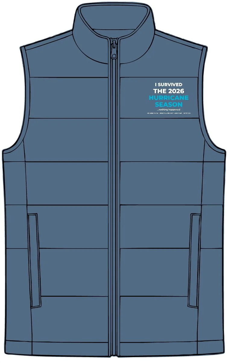 Puffer Vest in Dusk Blue