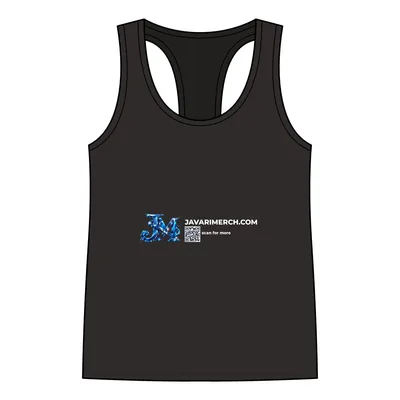 Women's V.I.T. Racerback Tank in Black