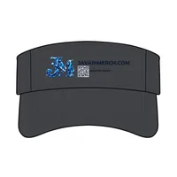 Beach Wash Visor — Coal · One size