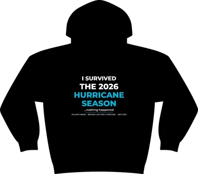 Unisex USA-Made Full-Zip Hooded Sweatshirt in Black