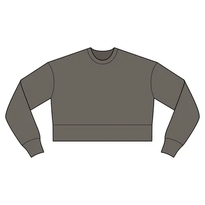 Women's Heavyweight Sweatshirt in Shiitake