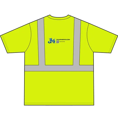 ANSI 107 Class 2 Segmented Tape Tee in Safety Yellow