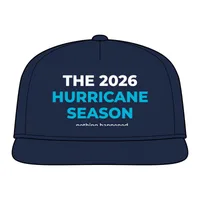 5-Panel Poly Rope Cap — River Blue Navy/ White · One size