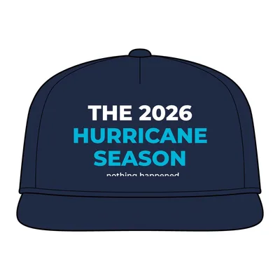 5-Panel Poly Rope Cap in River Blue Navy/ White