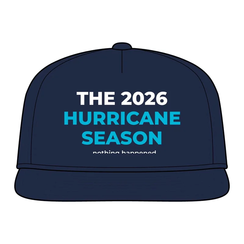 5-Panel Poly Rope Cap in River Blue Navy/ White