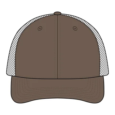 Licensed Camo Mesh Back Cap in Realtree Hardwoods/ Black