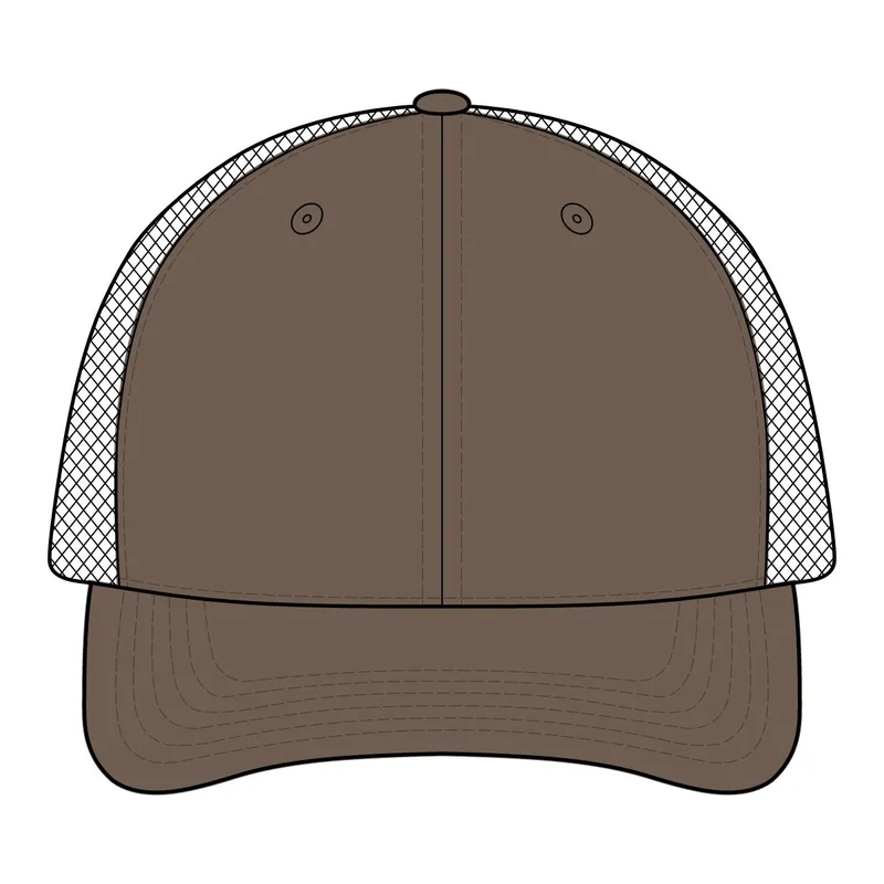 Licensed Camo Mesh Back Cap in Realtree Hardwoods/ Black
