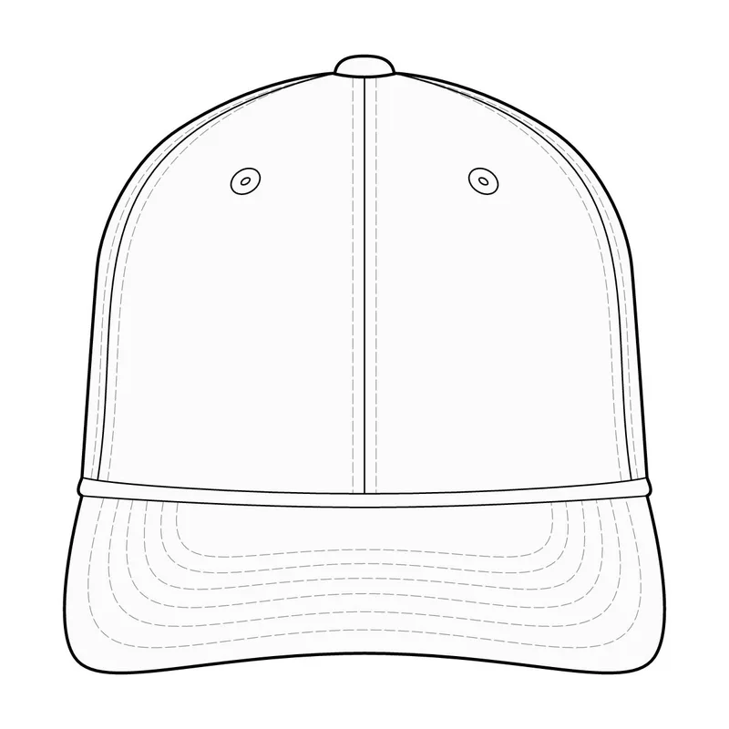 The Wingman Cap in White/ Dark Green