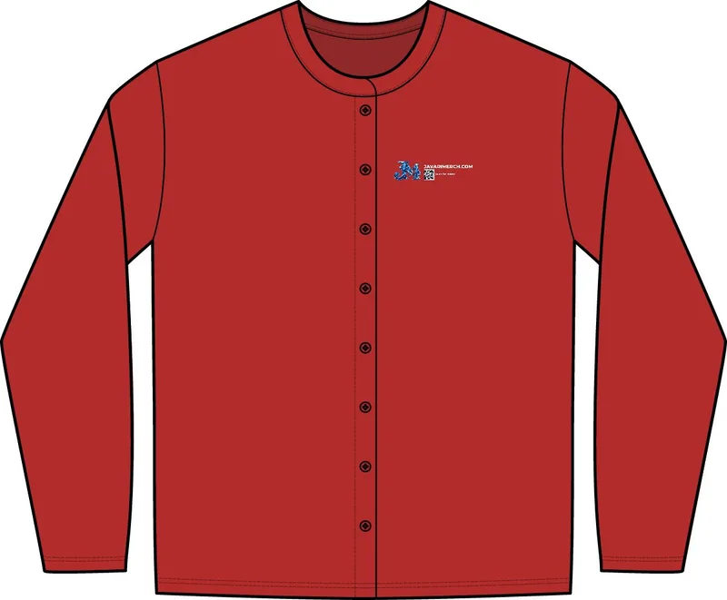 Women's Concept Stretch Button-Front Cardigan in Rich Red