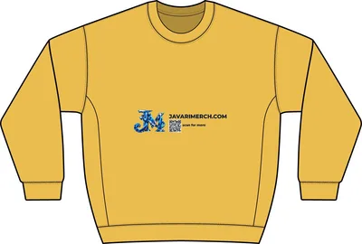 Unisex Premium Heavyweight Crewneck Sweatshirt in Royal Gold