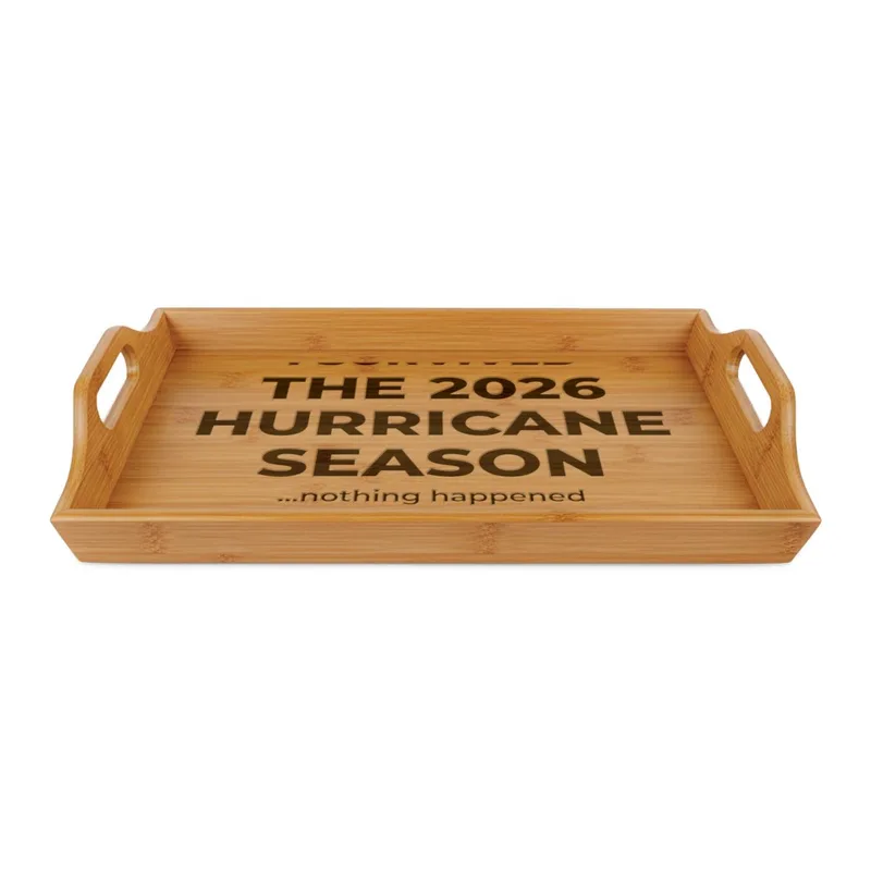 Bamboo Serving Tray (Engraving) in Bamboo