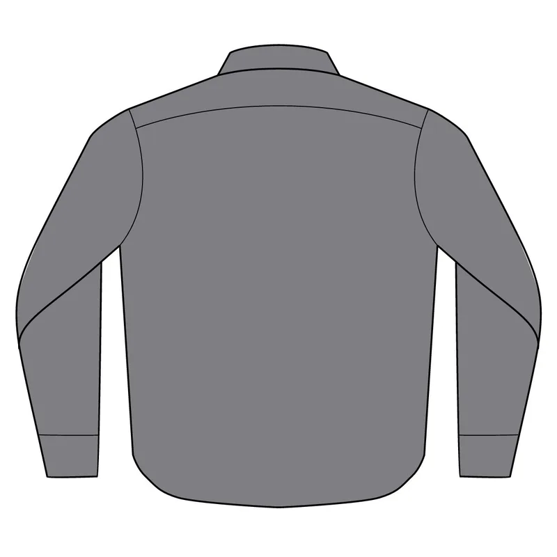 City Stretch Shirt in Graphite/ White