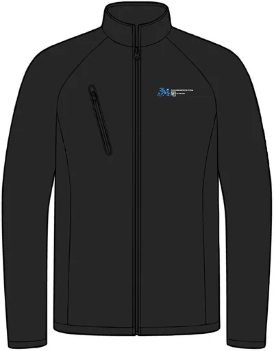 Tall Textured Soft Shell Jacket in Black