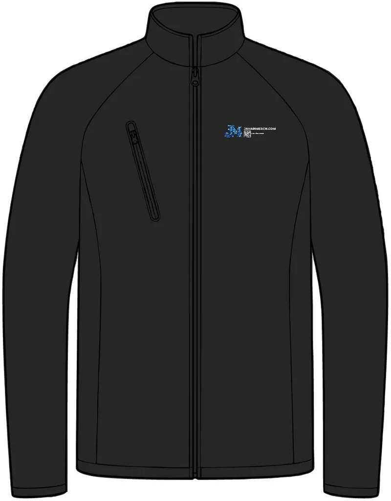 Tall Textured Soft Shell Jacket in Black