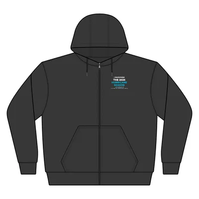 Tough Fleece Full-Zip Hoodie in Charcoal Heather