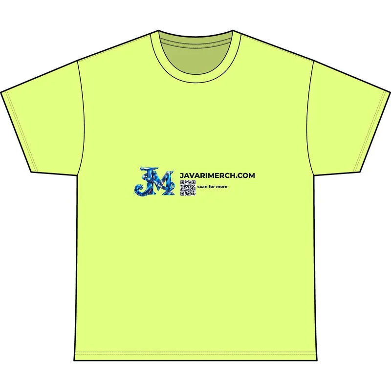 Unisex Performance T-Shirt in Acid Green