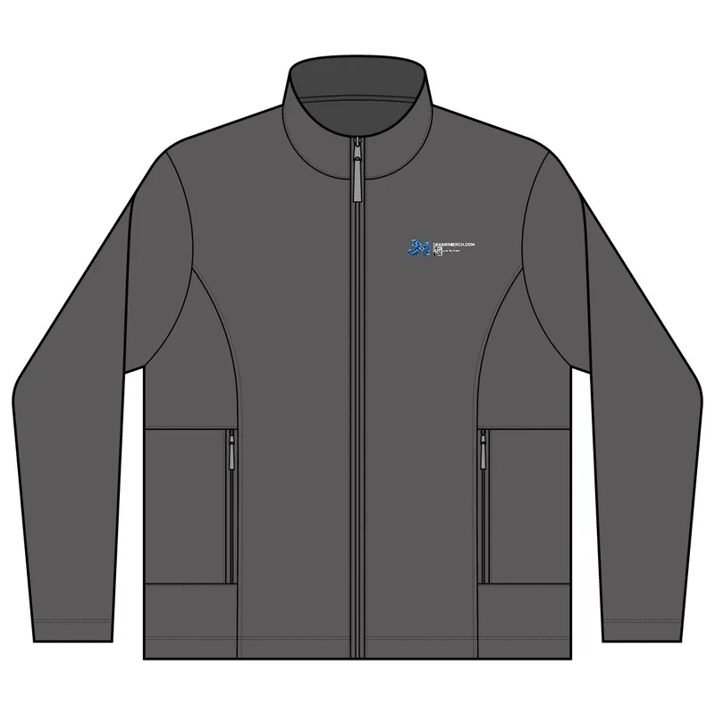 Collective Striated Fleece Jacket in Sterling Grey Heather