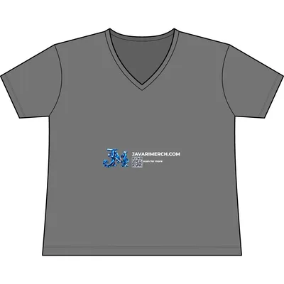 Women's Relaxed Triblend V-Neck Tee in Grey TriBlend