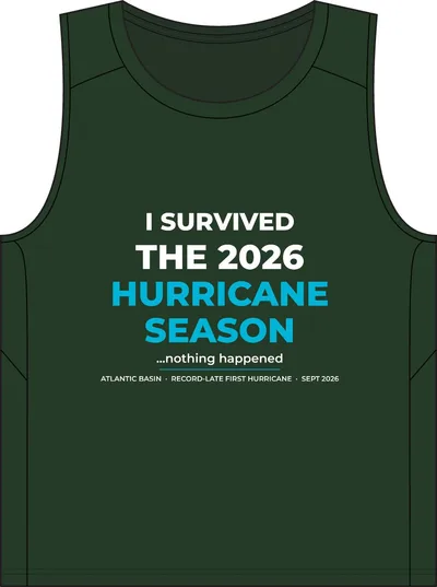 Men's Polyester Tank Top in Forest Green/ White