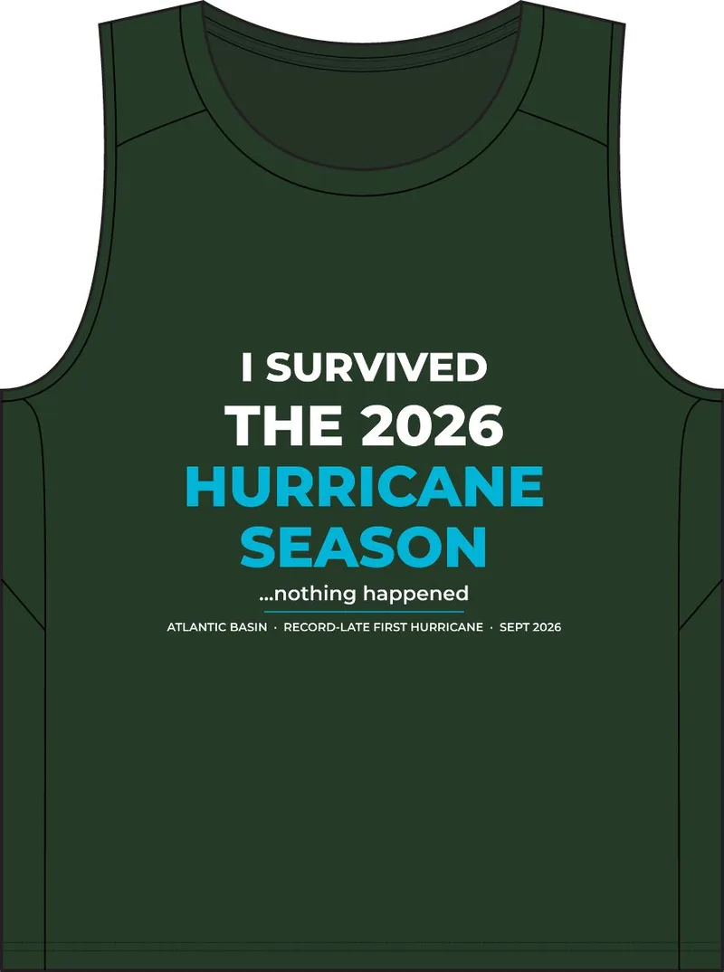 Men's Polyester Tank Top in Forest Green/ White