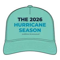 The Barnes Cap — Sea Green/ White · One size