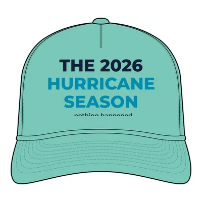 The Barnes Cap in Sea Green/ White
