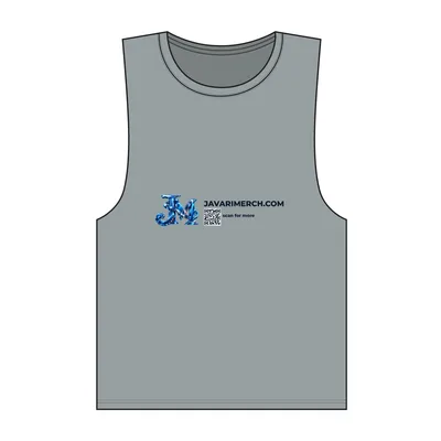 Women's Perfect Tri Muscle Tank in Heathered Grey