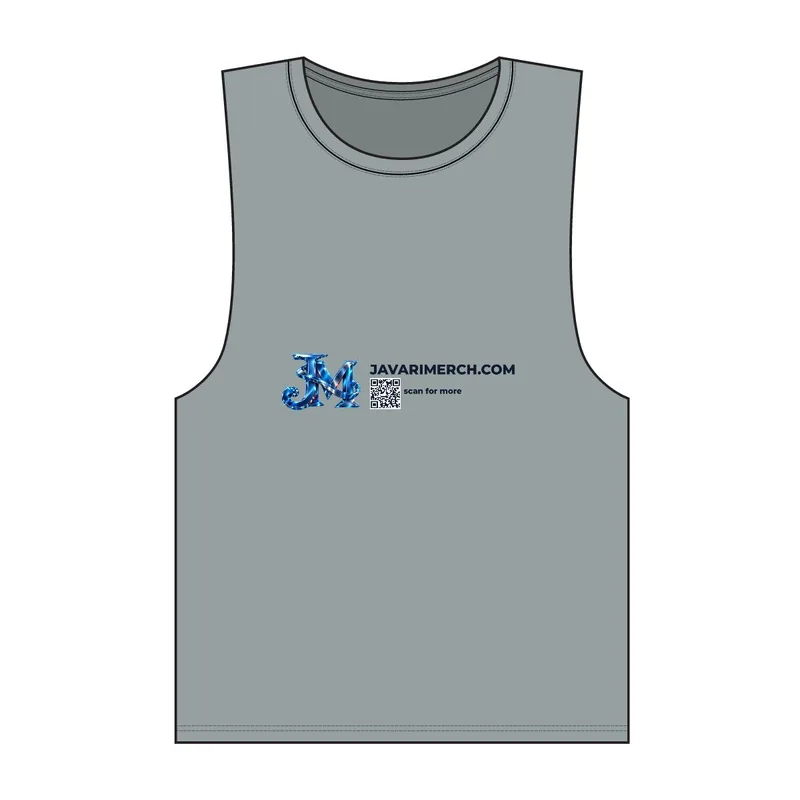 Women's Perfect Tri Muscle Tank in Heathered Grey