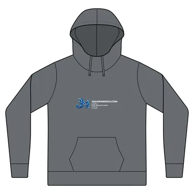 Women's Lightweight Fleece Hoodie in Heathered Black