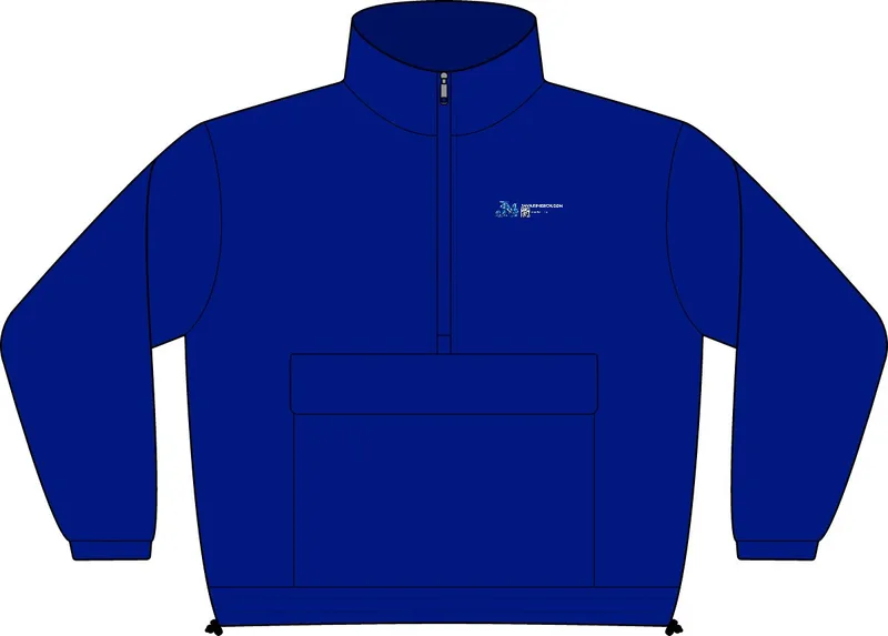 Women's Stretch Woven Quarter-Zip Pullover in Oxford