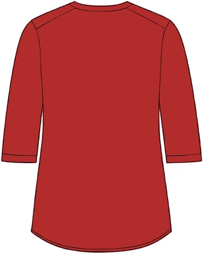 Women's UV Choice Pique Henley in Rich Red