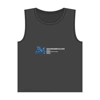 Women's Heavy Faded Tank in Faded Black