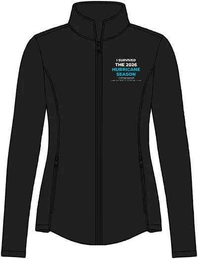 Women's Collective Smooth Fleece Jacket in Deep Black